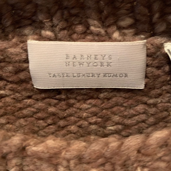 Barneys New York Soft Wool Sweater Large Stripes - Picture 2 of 5
